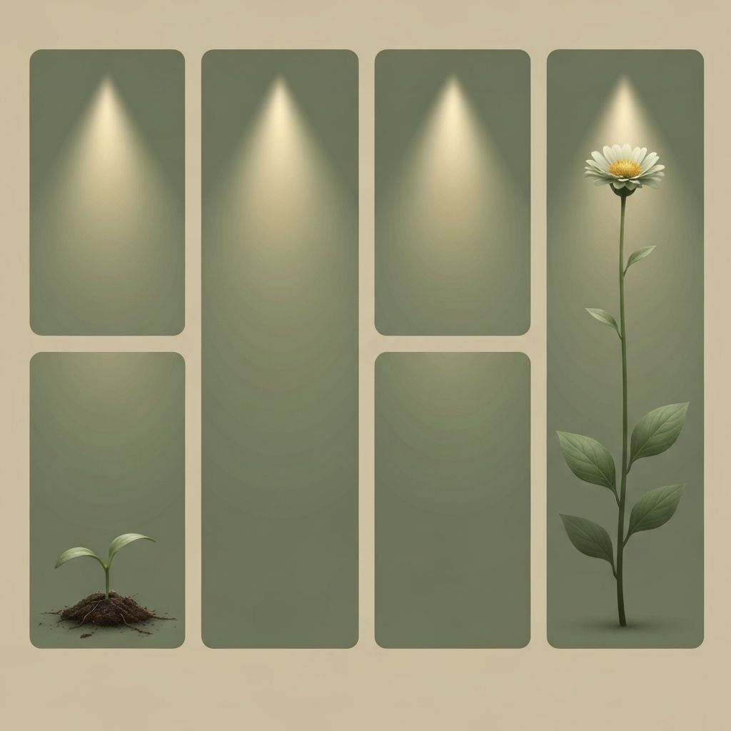 Natural progression of daily habits and growth through consistency