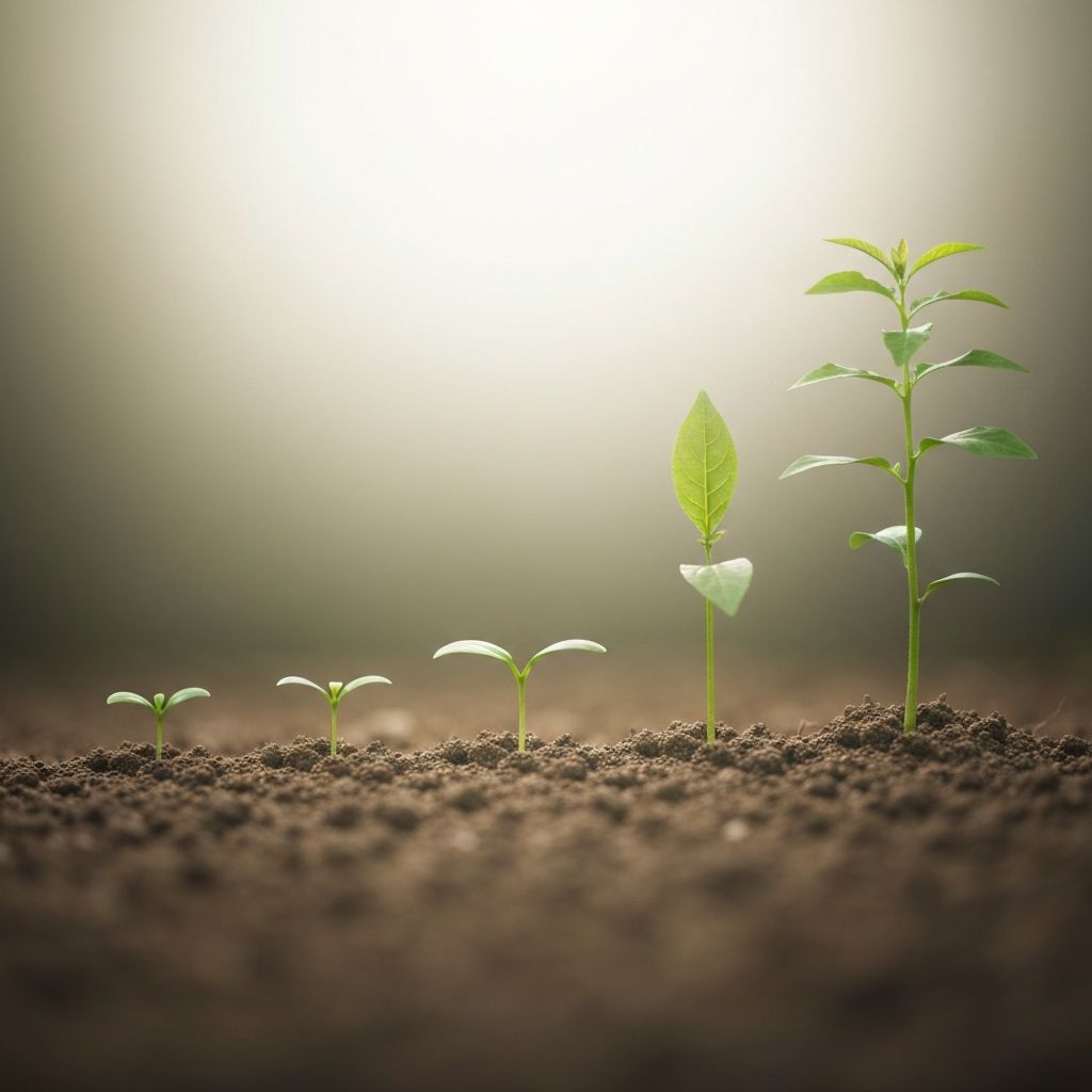 Natural process of adaptation and growth through consistency